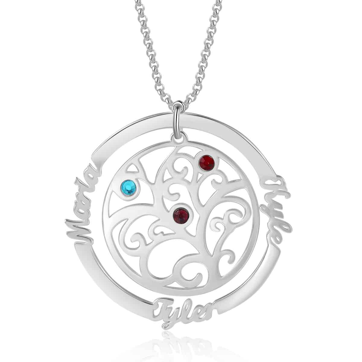 Sterling Silver Tree Of Life Necklace For Mom