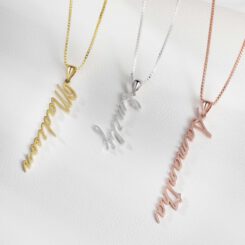 Vertical Name Necklace